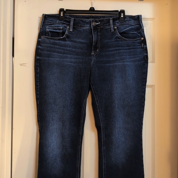 Silver Elyse Slim Boot - W34/L33 - Picture 1 of 11